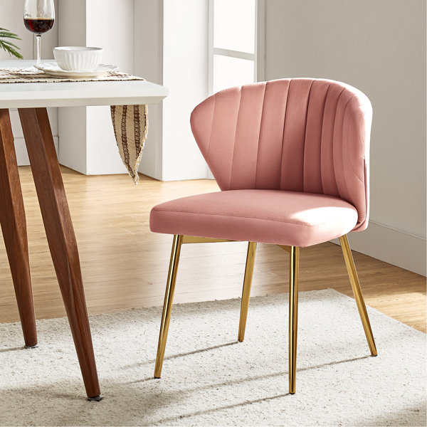 Dunelm pink scallop discount chair